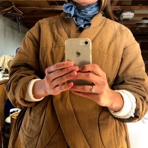 Mod Ref Khaki Kimono style Columbia Jacket Small